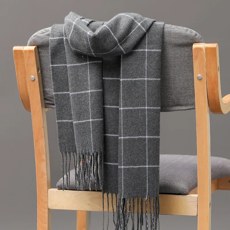 2023 Nowy zimowy szalik męski  – Wool Scarf Men recenzja i cena