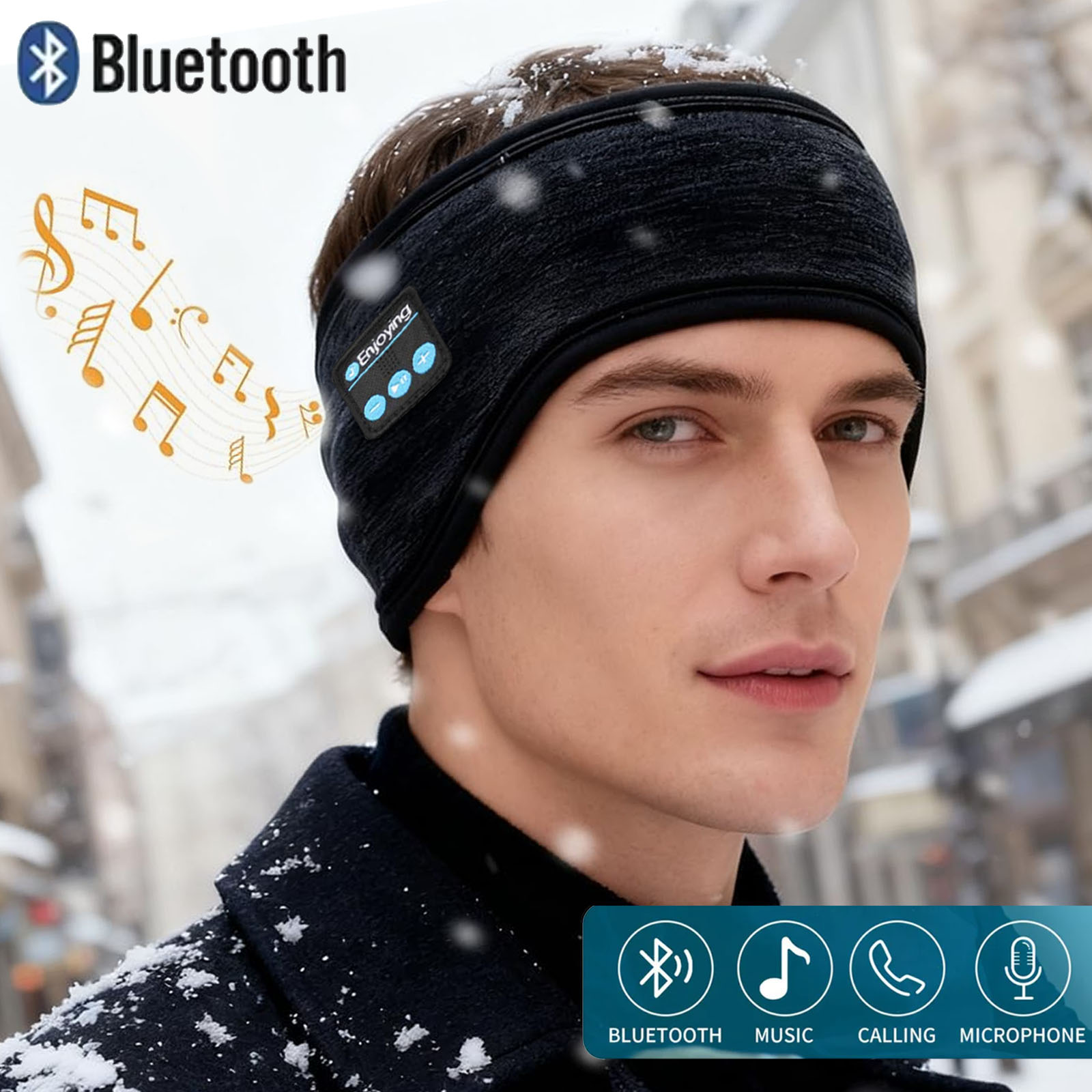Bezprzewodowe słuchawki Blueto – Winter Headband Fleece recenzja i cena