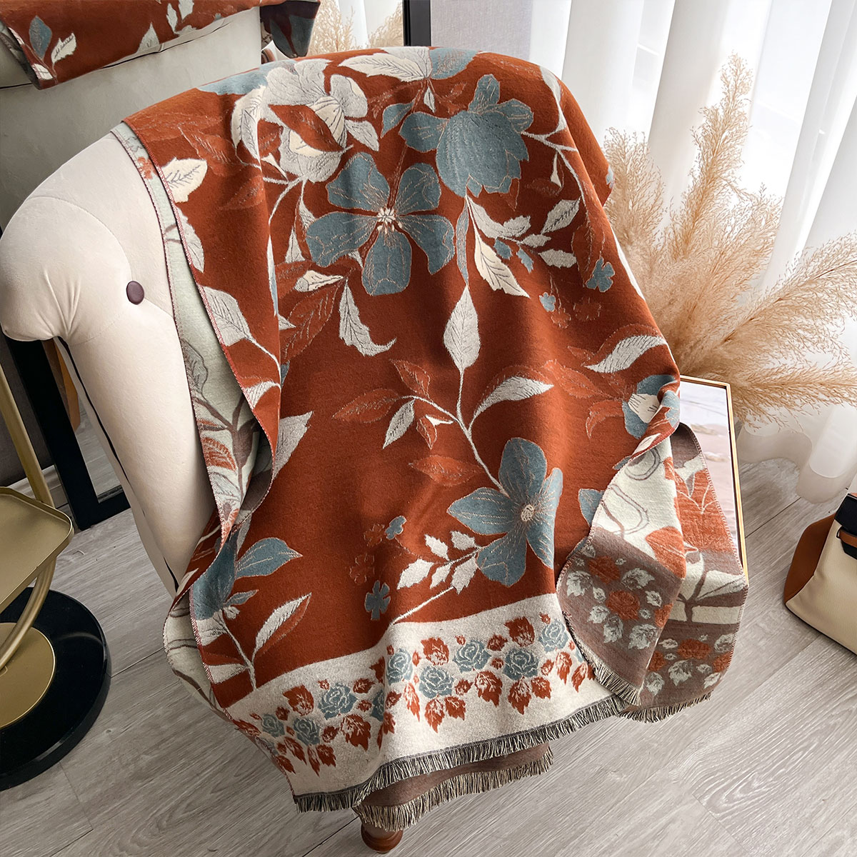 Damskie Grube Luksusowe Zimowe – Cashmere Pashmina Wrap recenzja i cena