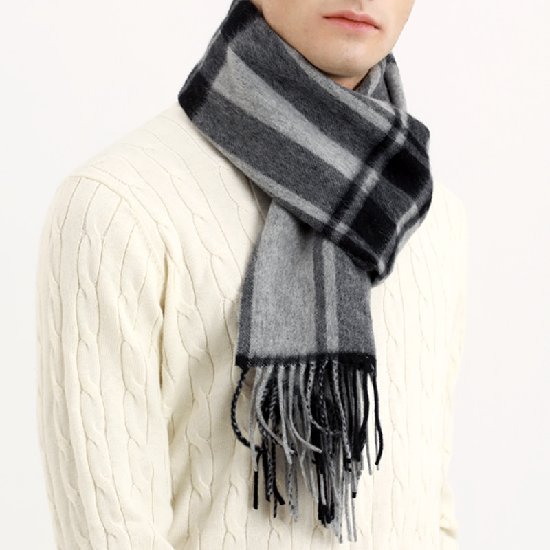 Szalik Pashmina męski zimowy p – Wool Scarf Men recenzja i cena