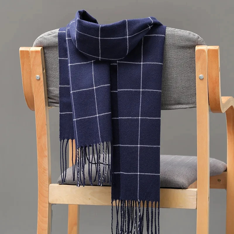2024 Nowy zimowy szalik męski  – Wool Scarf Men recenzja i cena